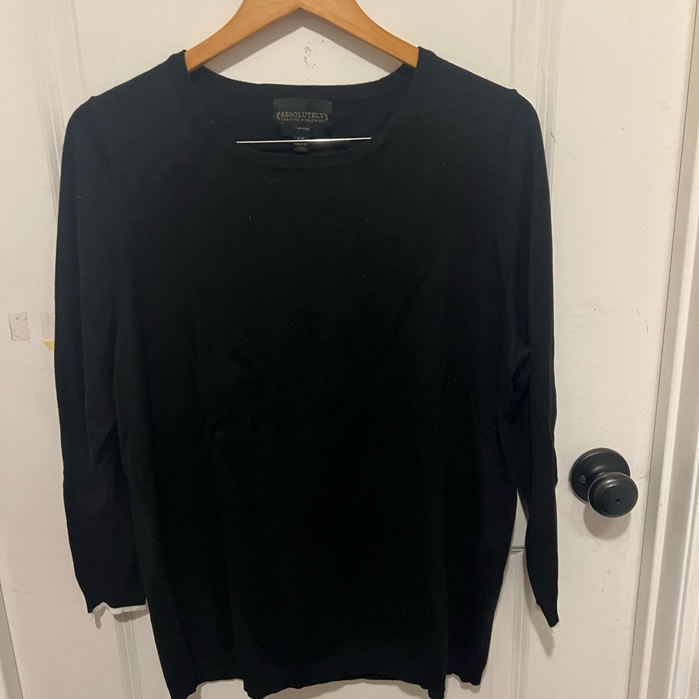 Absolutely Creative Worldwide Sweater Sz 1X Gently Used